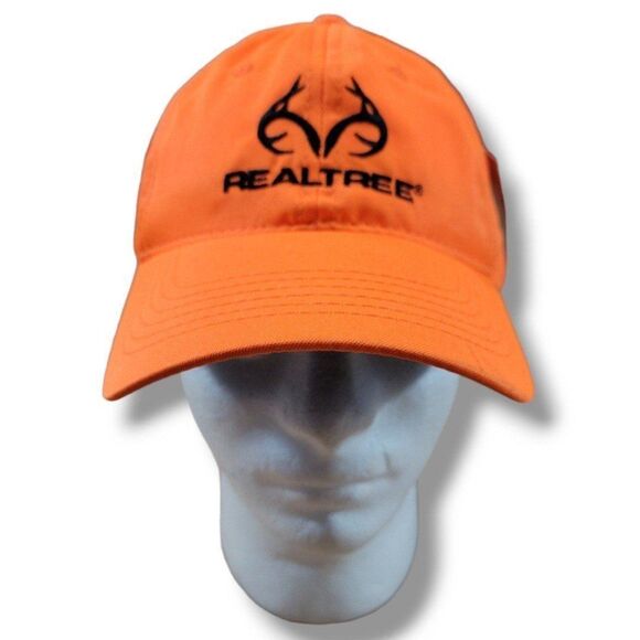 New Real Tree Hat OSFM By Outdoor Cap RealTree Strap Back Hat Hunting Fishing - Picture 1 of 8